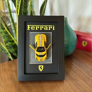 Ferrari 812 Competizione Framed Art | 1:64 scale | Custom | Hand Assembled